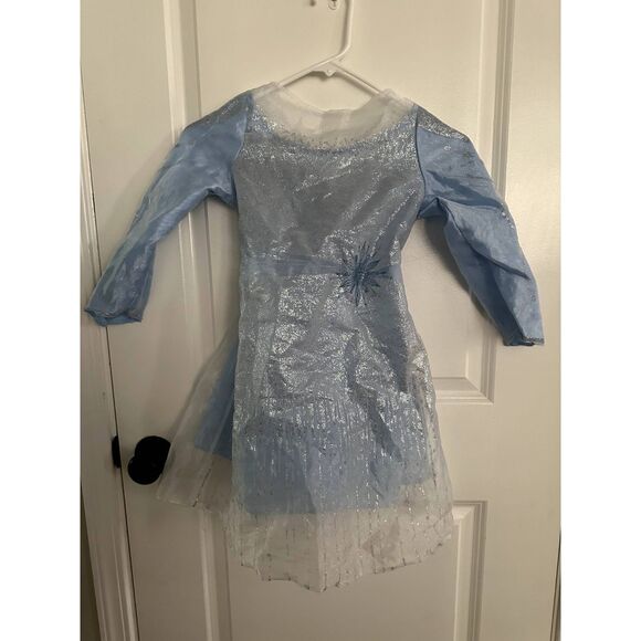 Disney Frozen II Elsa The Snow Queen Light-up Costume Size 4-6 - Picture 1 of 16